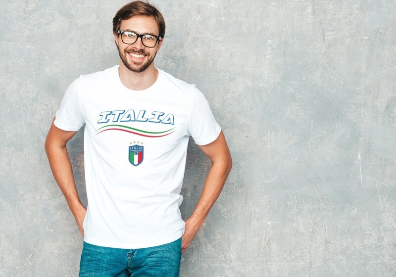 T-SHIRT UNISEX ITALIA CAMPIONI EURO2020 ver.4