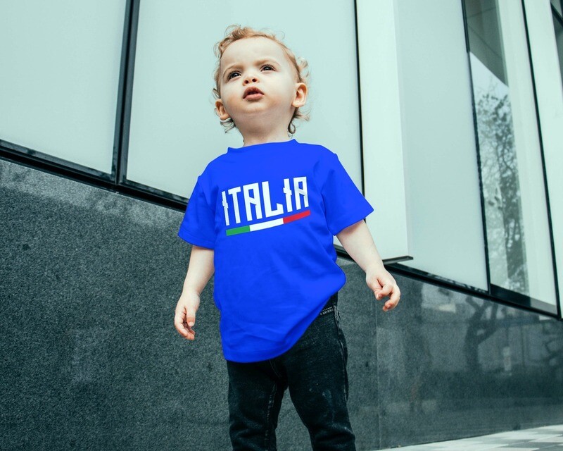 T-SHIRT BAMBINO ITALIA CAMPIONI EURO2020 ver.3