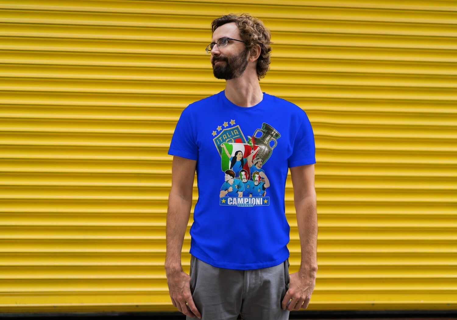 T-SHIRT UNISEX ITALIA CAMPIONI EURO2020 Limited Edition