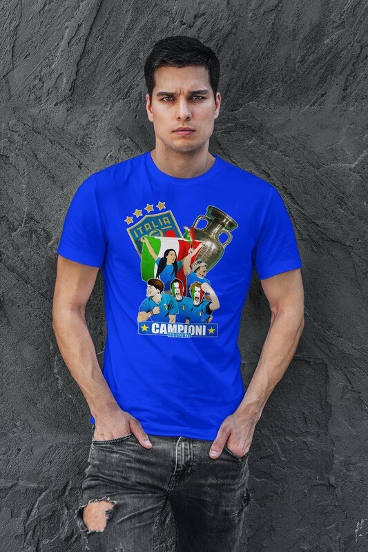 T-SHIRT UNISEX ITALIA CAMPIONI EURO2020 Limited Edition