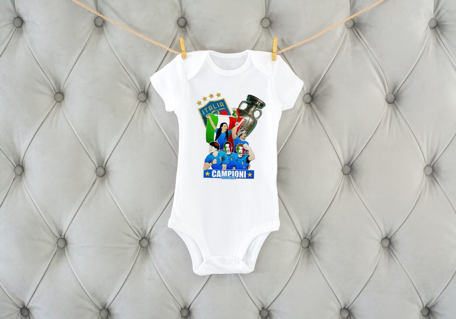 BODY NEONATO ITALIA CAMPIONI EURO2020 Limited Edition