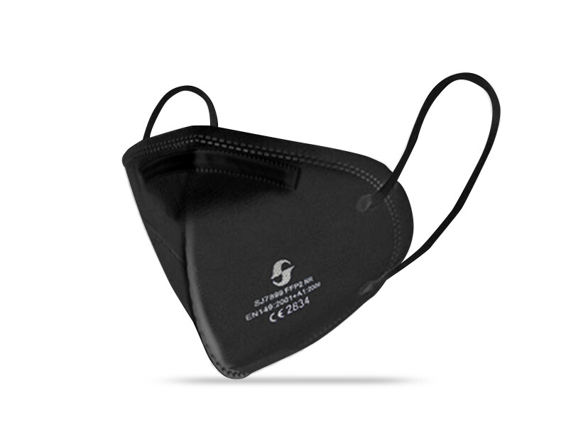 FFP2 SUPER FILTRANTE CERTIFICATA CE 50 PZ - SJ7899 colore NERO