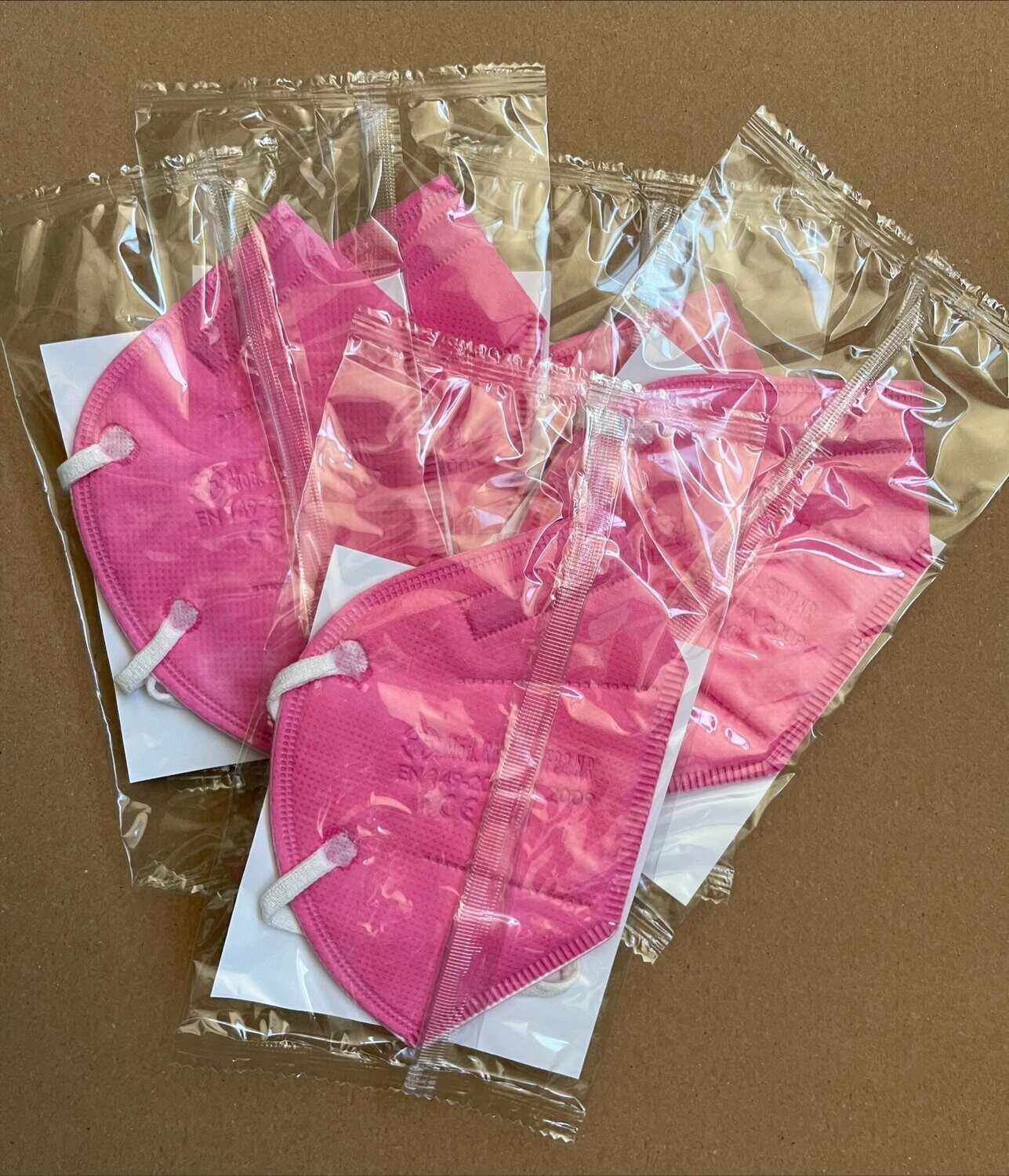10 pz FFP2 colore AZALEA, con certificazione CE - OFFERTA Risparmio