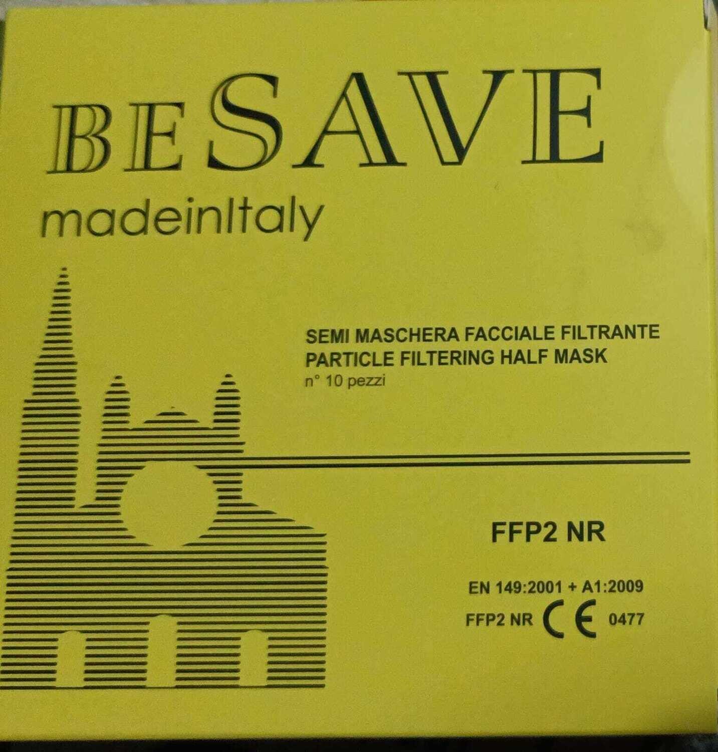 20 pz FFP2 Protettiva, 100% Made In Italy, Super Filtrante