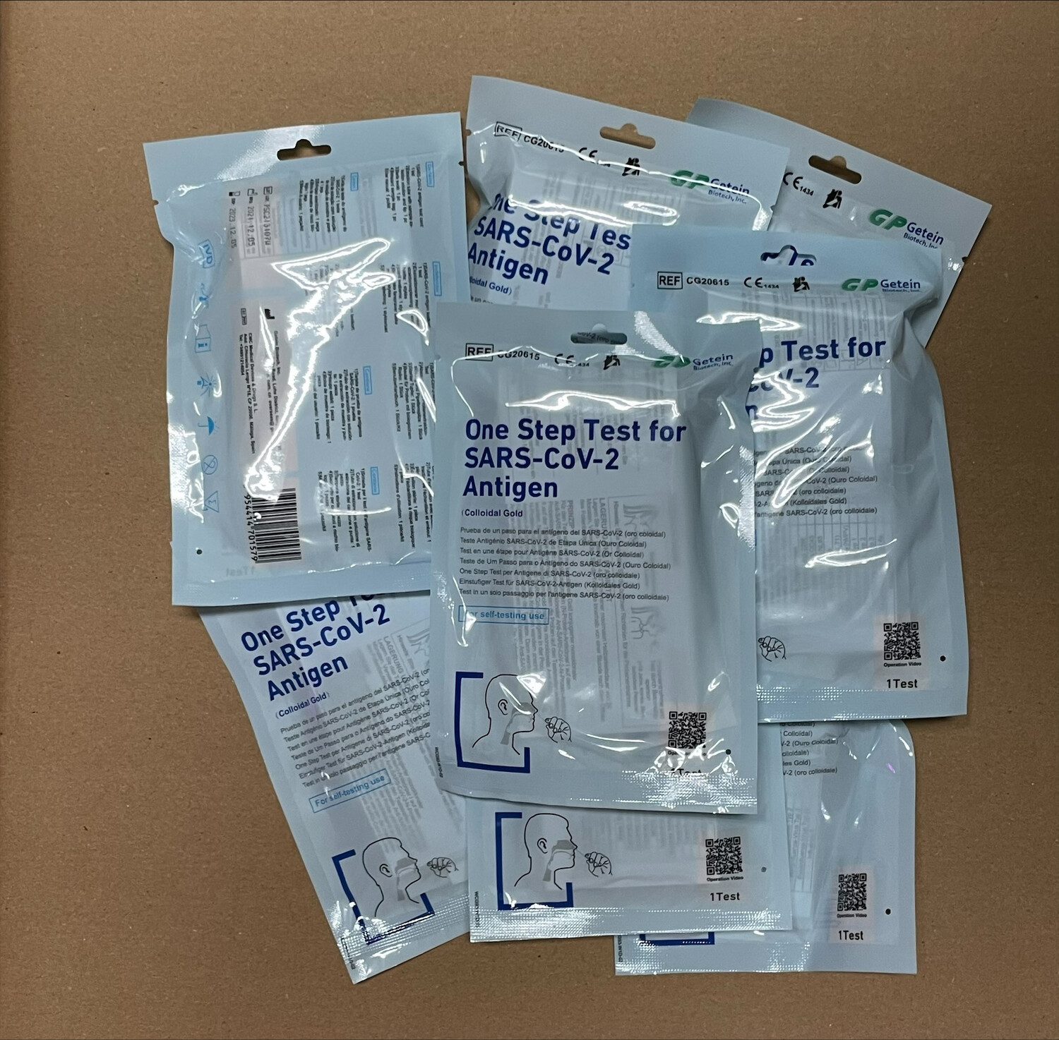 1 pz GETEIN - Test Rapido antigenico nasale per SARS- CoV-2 | 1 kit rapido personale. Confezione singola