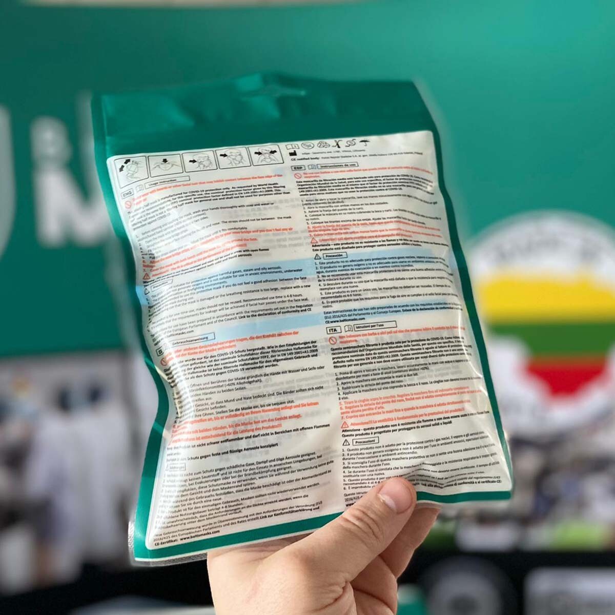 1600 pz FFP2 made in EU, con certificazione CE - OFFERTA Risparmio