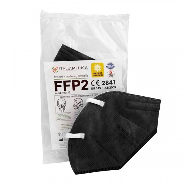100 pz  FFP2 NERE made in EUROPA, con certificazione CE - OFFERTA Risparmio