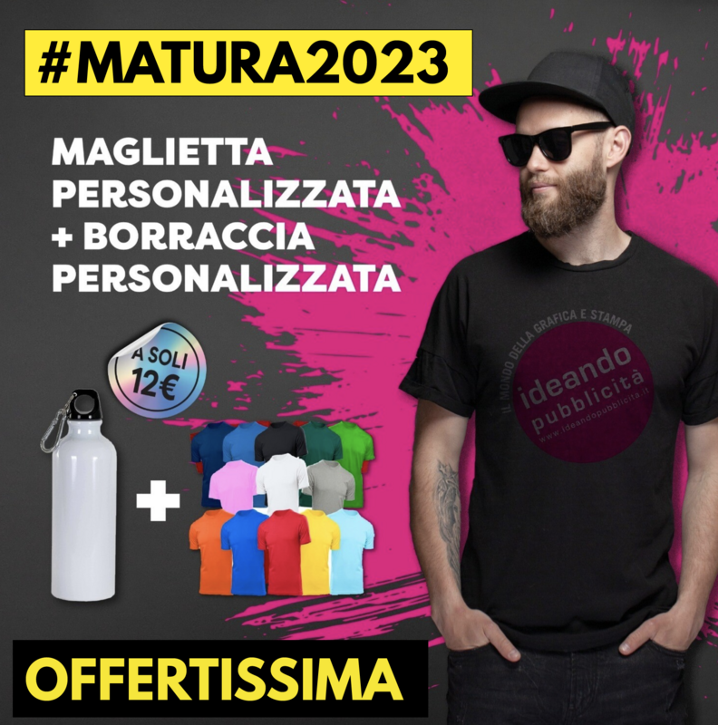 Maglietta maturandi personalizzata
