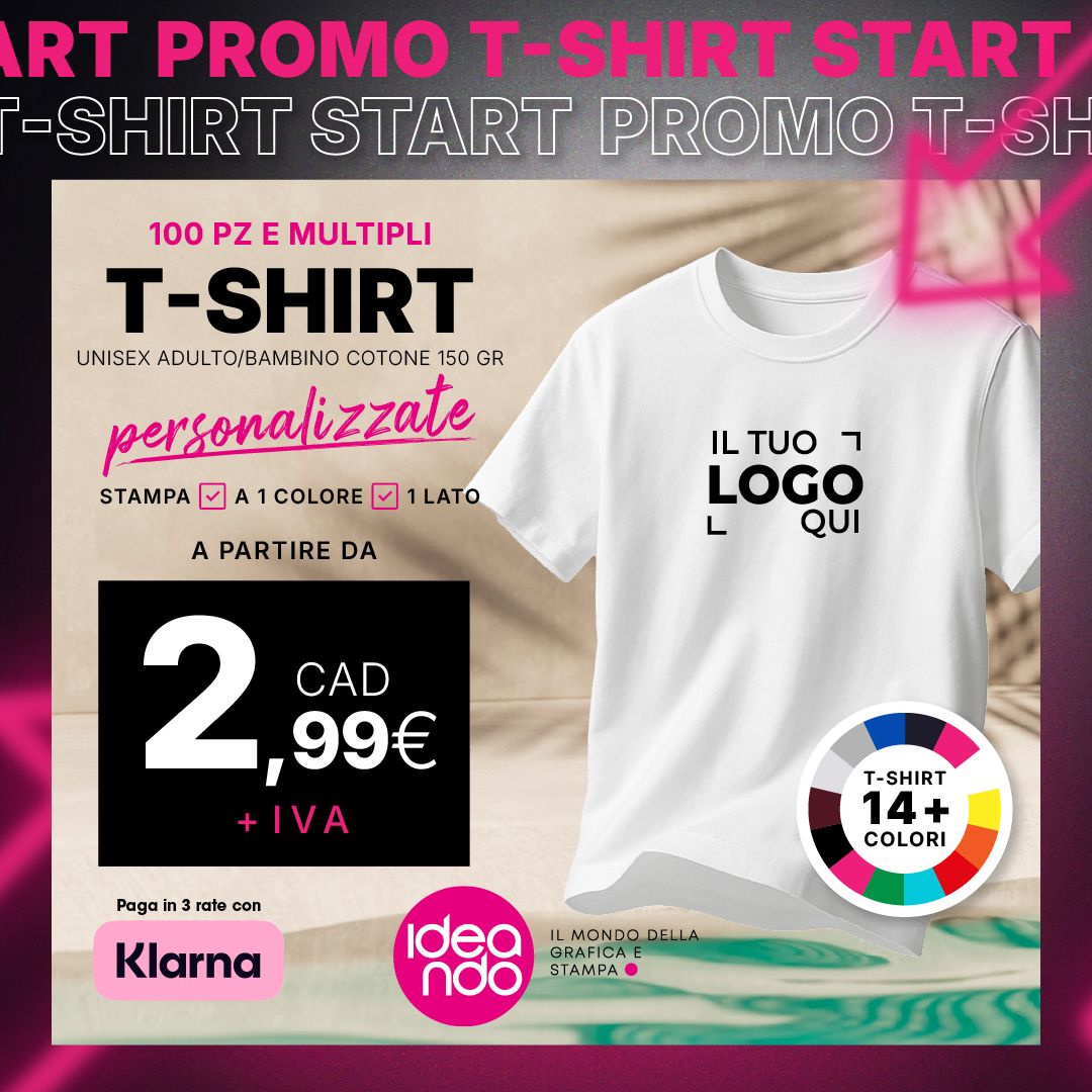 TSHIRT Stampa 1 Colore