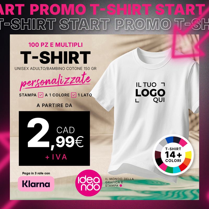 TSHIRT Stampa 1 Colore