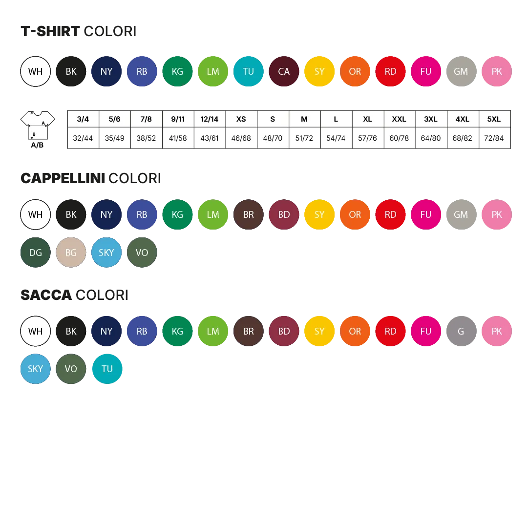 KIT T-Shirt + Cappellino + Sacca