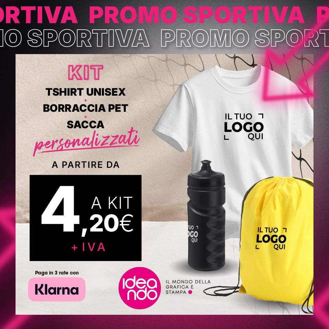 KIT T-Shirt + Sacca + Borraccia
