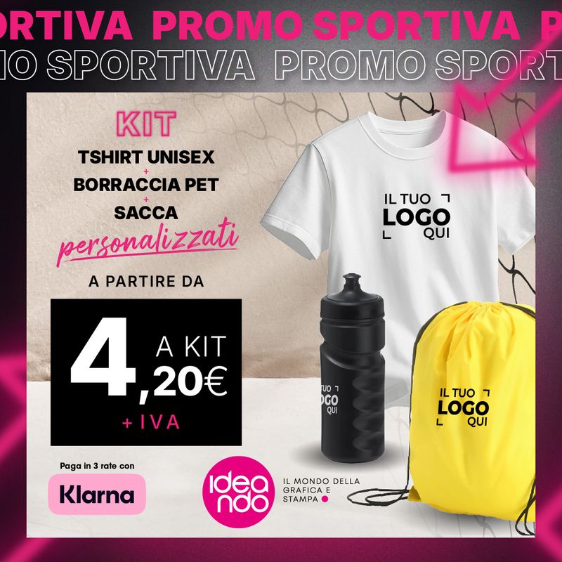 KIT T-Shirt + Sacca + Borraccia