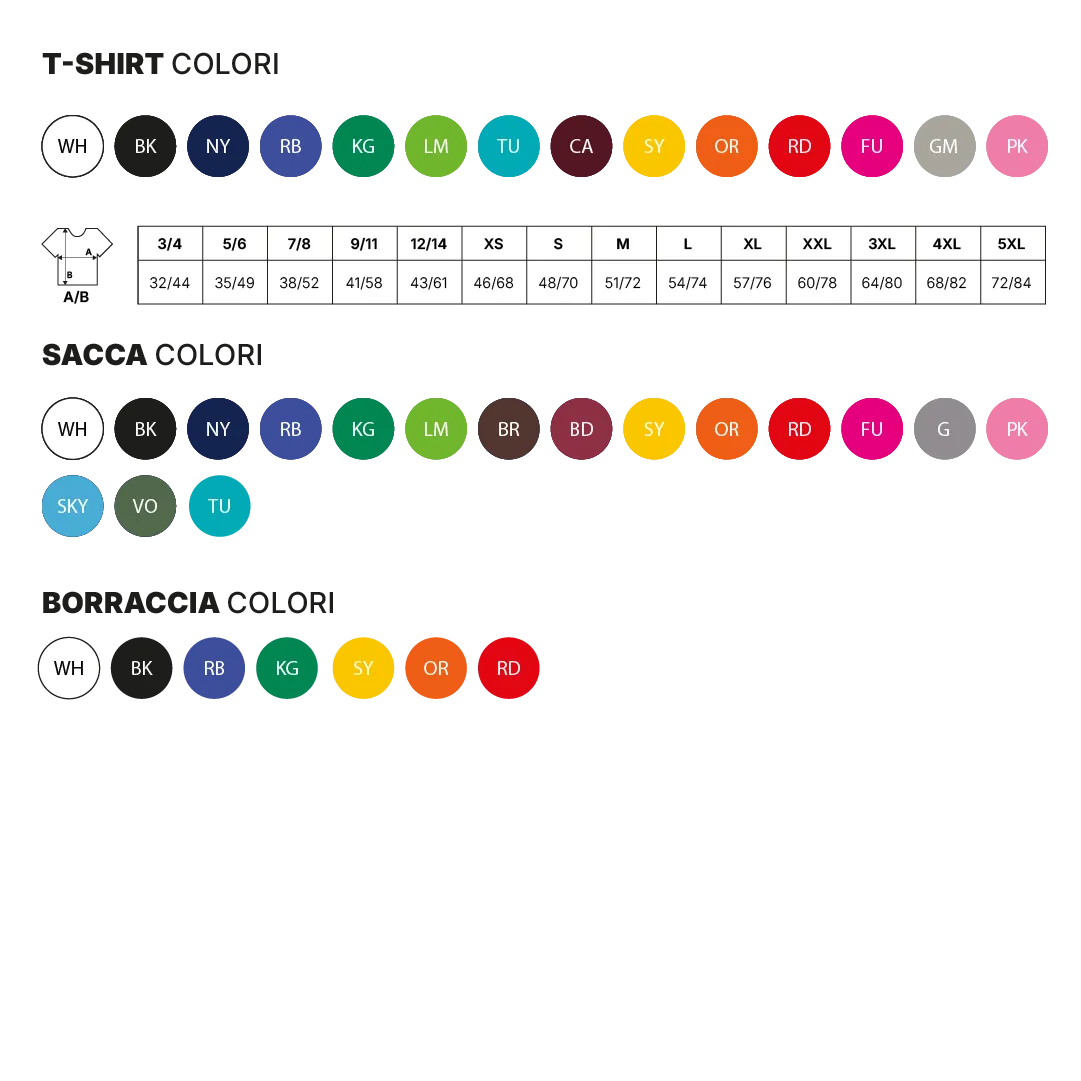 KIT T-Shirt + Sacca + Borraccia