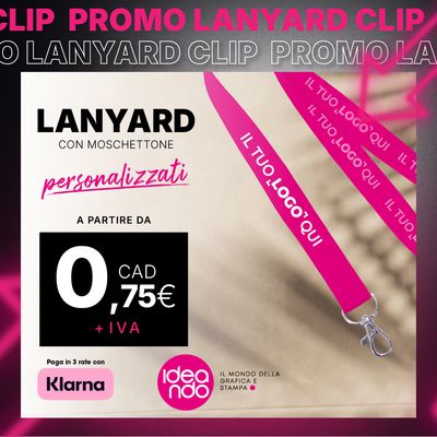 Lanyard con Moschettone Personalizzati