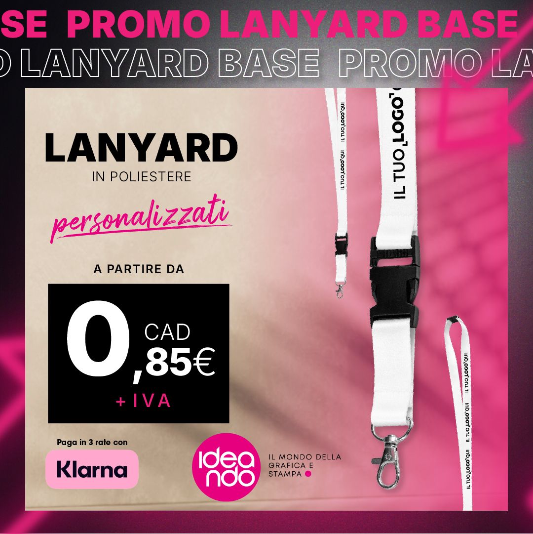 Lanyard con in Poliestere Personalizzati
