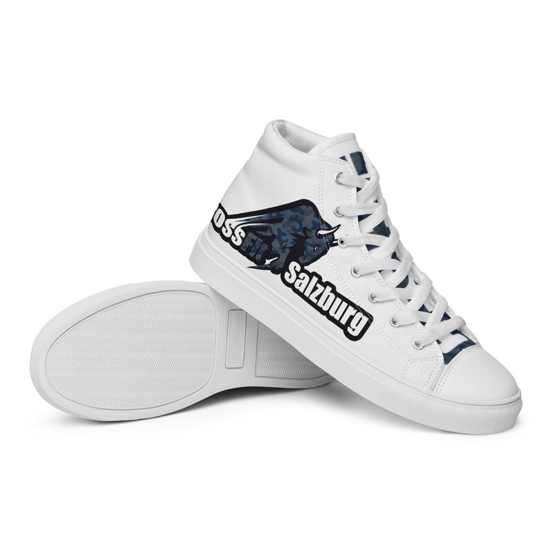 Men’s high top canvas shoes
