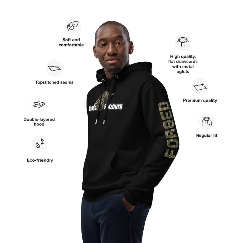 Premium eco hoodie CAMO BULL