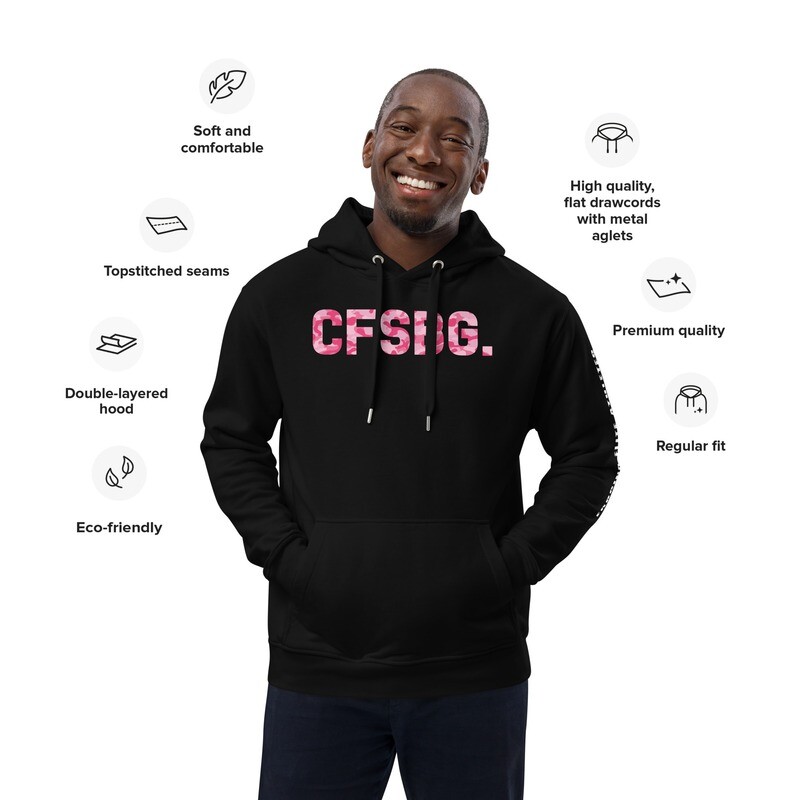 Premium eco hoodie CFSBG PINK