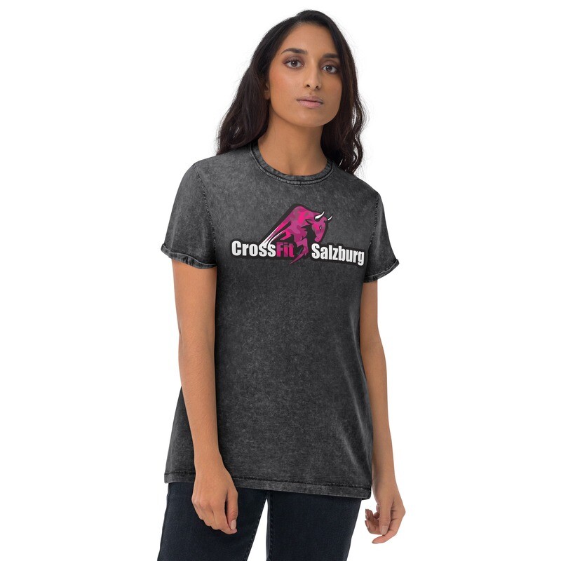 Denim T-Shirt CAMO BULL PINK