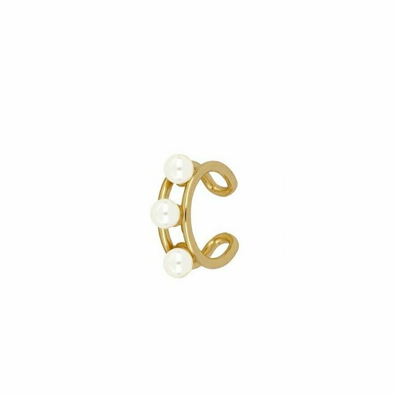 Earcuff Perlas