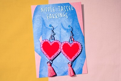 Nipple Tassel Earrings