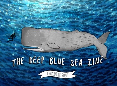 The Deep Blue Sea Zine - a brief lesson in sea life and sea creatures - aquatic science marine biology educational zine