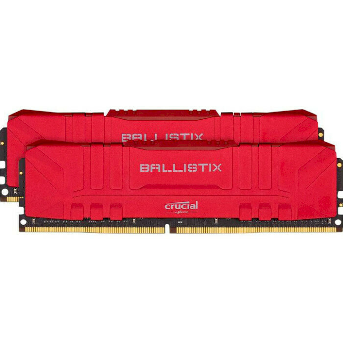 Модуль памяти CRUCIAL Ballistix BL2K8G32C16U4R DDR4 - 2x 8ГБ 3200, DIMM, Ret