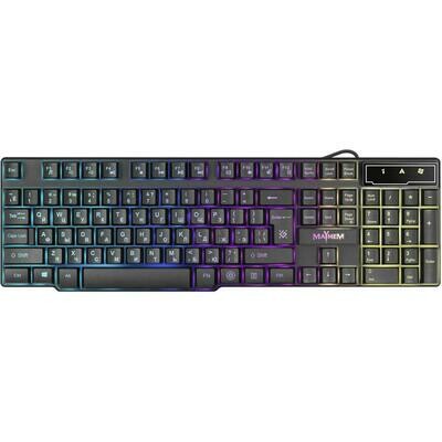 Клавиатура проводная игровая Mayhem GK-360DL RU, RGB подсветка