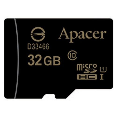 Карта памяти APACER microSDHC 32GB UHS-I Class 10 (AP32GMCSH10U1-RA)