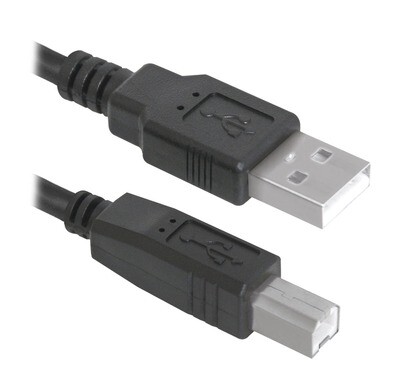 USB кабель Defender USB04-06 USB2.0 AM-BM, 1.8м (для принтера)