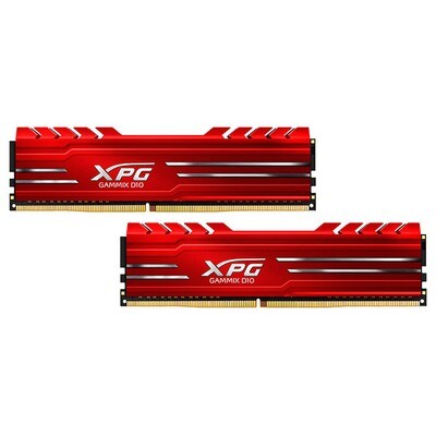 Модуль памяти ADATA XPG Gammix D10 Red DDR4 2666MHz 16GB Kit 2x8GB