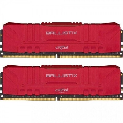 Модуль памяти CRUCIAL Ballistix Res DDR4 2666MHz 16GB Kit 2x8GB (BL2K8G26C16U4R)