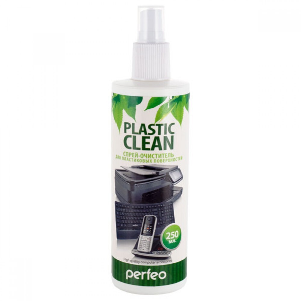 Perfeo спрей "Plastic Clean" для пластиковых поверхностей, 250 мл.