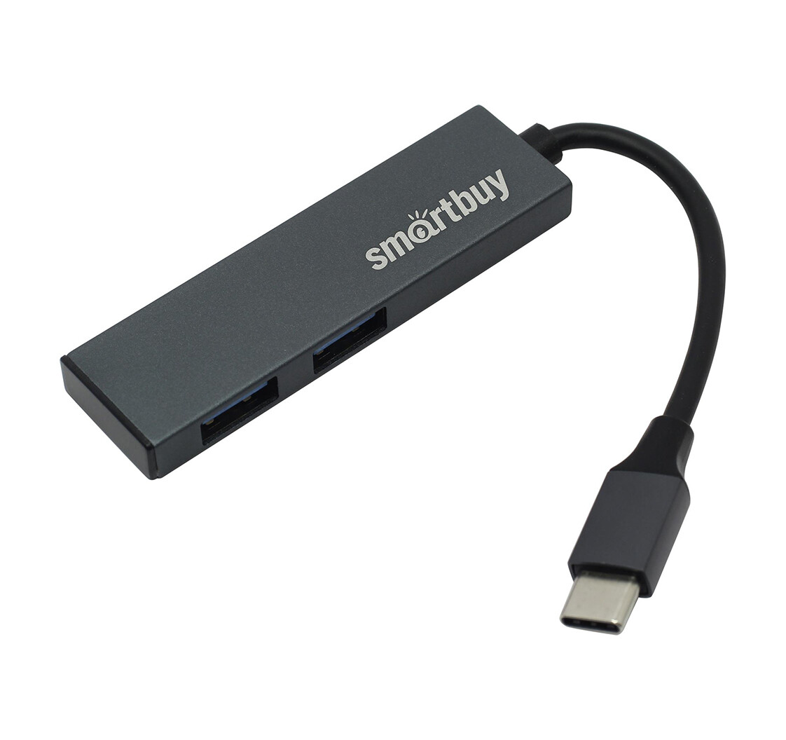 Концентратор USB 3.0 Smartbuy SBHA-460С-G