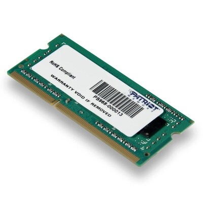 Модуль памяти PATRIOT Signature Line SO-DIMM DDR3 1600MHz 4GB (PSD34G1600L81S)
