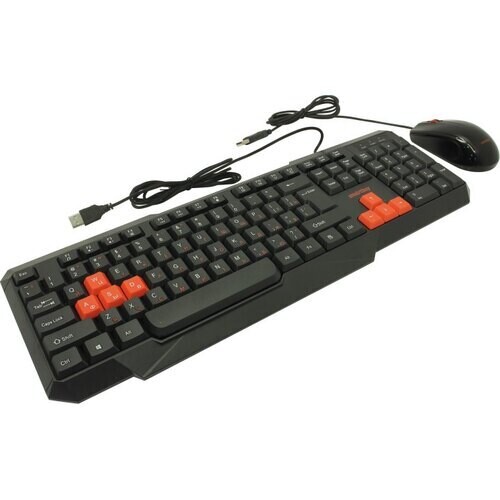 Комплект проводной ONE 230346-KR мультимедийный клавиатура+мышь Smartbuy