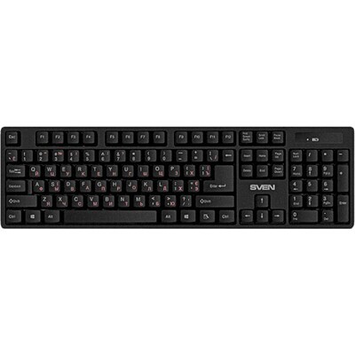 Клавиатура беспроводная SVEN KB-C2100W Black