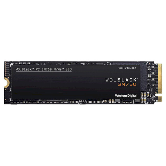 SSD WD Black SN750 500GB M.2 NVMe (WDS500G3X0C)