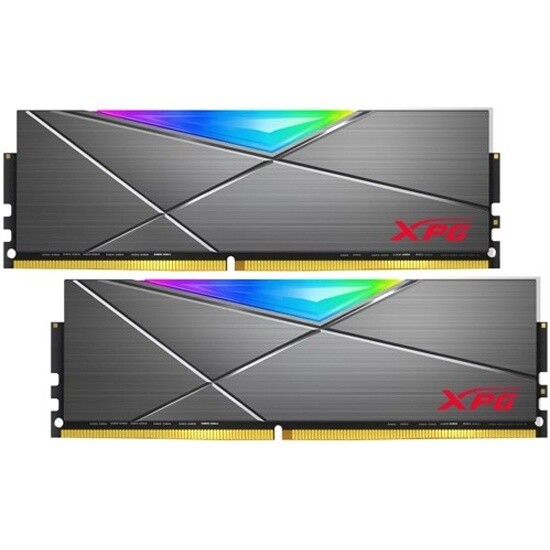 Модуль памяти ADATA DDR4 16Gb (2x8Gb) 3600MHz pc-28800 XPG Spectrix D50 RGB Grey (AX4U36008G18I-DT50)