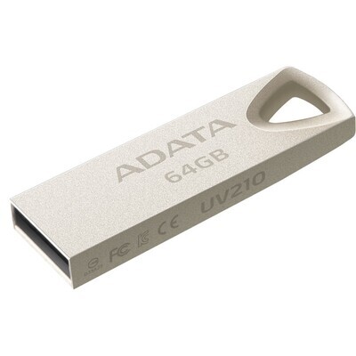 Флеш Диск USB 2.0 A-DATA 32Gb UV210 AUV210-32G-RGD USB2.0