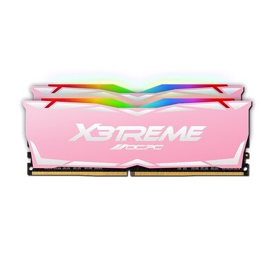 Модуль памяти 16Gb DDR4 3200MHz OCPC X3 RGB Pink (MMX3A2K16GD432C22PK) (2x8Gb KIT)