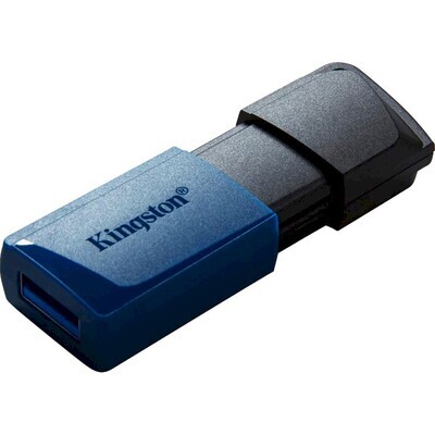 Флэшка KINGSTON DataTraveler Exodia M 64GB Black/Blue (DTXM/64GB)