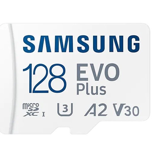 Карта памяти micro SDXC 128Gb Samsung EVO Plus UHS-I U3 V30 A2 + ADP 130Mb/s