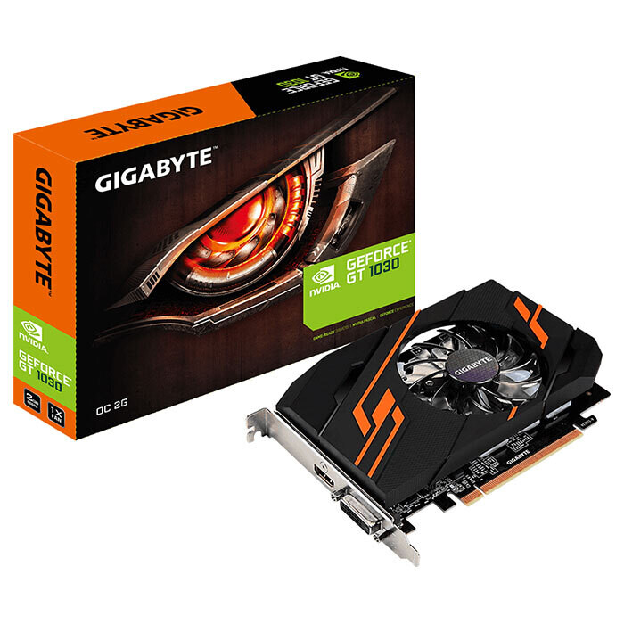 Видеокарта GIGABYTE GeForce GT 1030 OC 2G (GV-N1030OC-2GI)