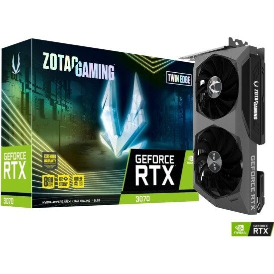 Видеокарта ZOTAC GeForce RTX 3070 Twin Edge8G