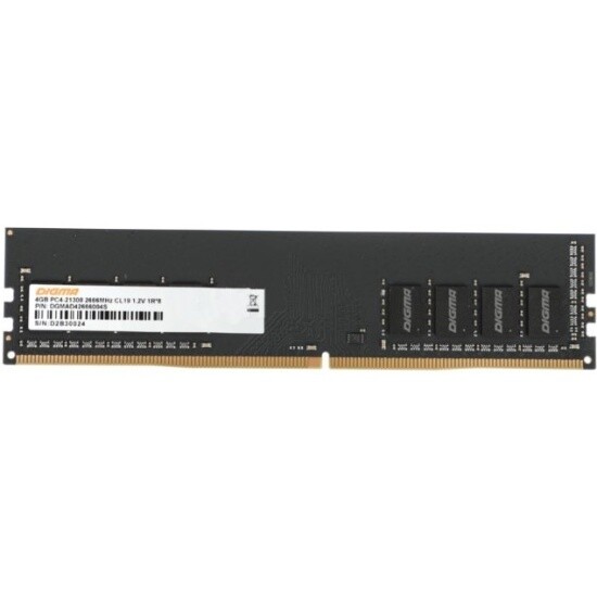 Модуль памяти DIMM DIGMA 4GB DDR4-2666 (DGMAD42666004S)