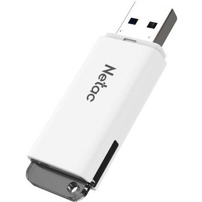 Флешка 256Gb Netac U185 white USB 3.0 (NT03U185N-256G-30WH)