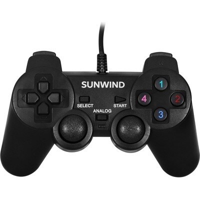 Геймпад SUNWIND SW-GP100M черный