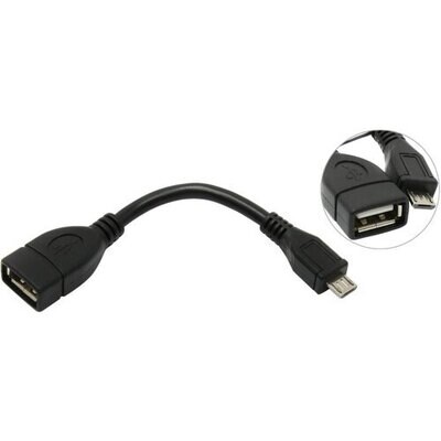 Кабель-переходник Defender microUSB (M) - USB (F) /для подкл. устр. USB Flash, HDD, мыши, и и т.д./ поддерж. режим OTG